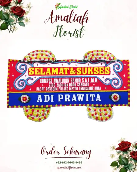 Papan Bunga Ucapan Selamat Tawangrejeni