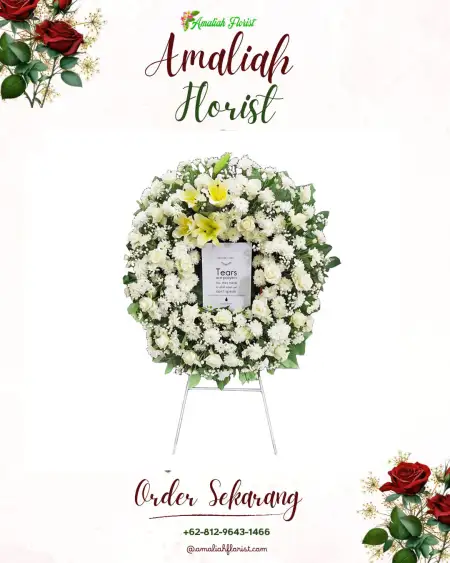 Krans Bunga Duka Tawangrejeni